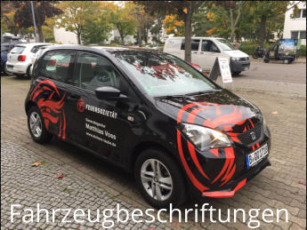 Fahrzeugbeschriftungen